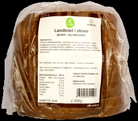 G-FOODS Landbrød i Skiver, Glutenfri