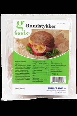 G-FOODS Rundstykker, Glutenfri