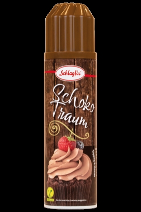 SCHLAGFIX Spraycreme Chokolade, Vegansk