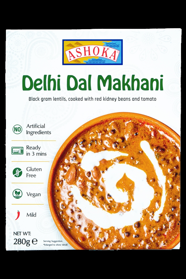 ASHOKA Delhi Dal Makhani, Glutenfri Vegansk
