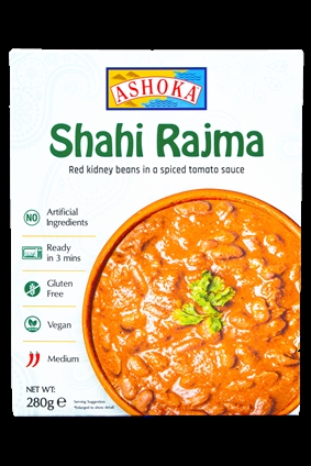 ASHOKA Shahi Rajma, Glutenfri Vegansk