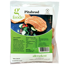 G-FOODS Pitabrød, Glutenfri