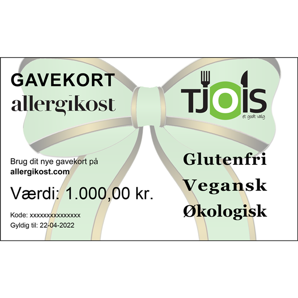 Gavekort · 1000 kr.