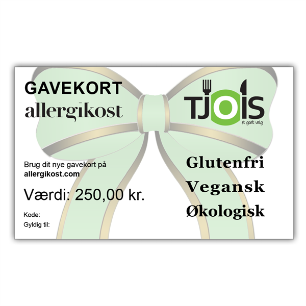 Gavekort · 250 kr.